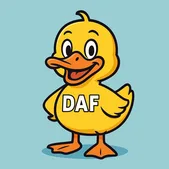 DAF promotional image of friendlyDAF Duck
