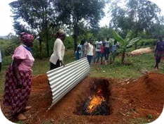farmers trained to make biochar help save the environment climate change global warming education volunteer africa