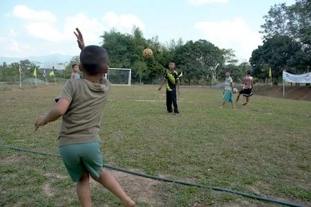 Many fun soccer games paled on this field with both boys and girls.